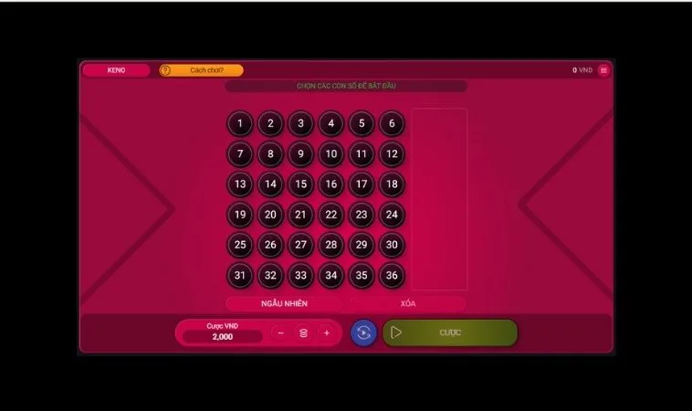 Hướng Dẫn Cách Chơi Game Nhanh Keno Tại Vin68 Lợi Nhuận Cao Bất Ngờ 1 Keno Tại Vin68