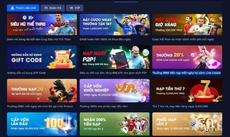 Săn Trọn Bộ Khuyến Mãi Vin68 Cực Khủng Giúp Anh Em Về Bờ An Toàn 2 Đa dạng các chương trình khuyến mãi Vin68 hấp dẫn tặng người chơi